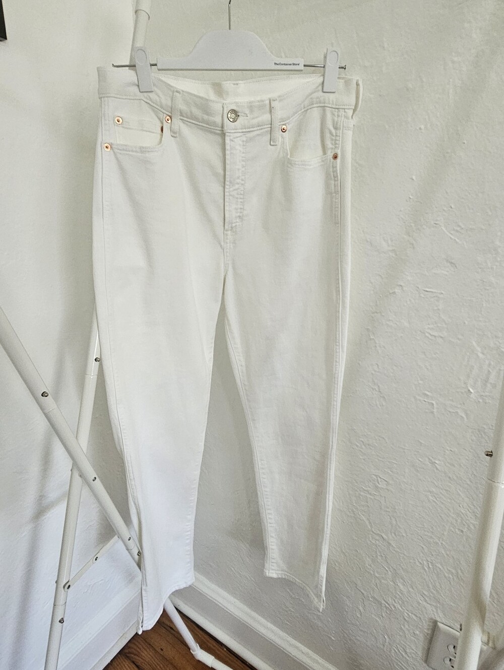 Gap Vintage Slim Women's White High Rise Jeans